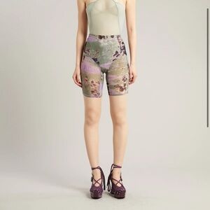 KNWLS Lena shorts lilac waxed floral